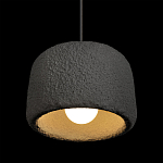 Подвесной светильник с цилиндрическим фактурным абажуром Sergey Makhno варинант исполнения - 5 | Loft Concept в Костроме