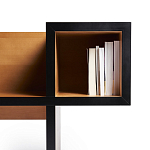 Дизайнерская скамейка  Canton  Beech and Black Bench варинант исполнения - 3 | Loft Concept в Костроме