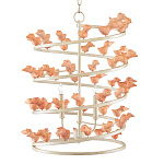 Люстра спиралевидная с фигурками птенцов Playful Chandelier варинант исполнения - 2 | Loft Concept в Костроме