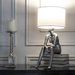 Настольная лампа TERRAMI с абажуром варинант исполнения - 3 | Loft Concept в Костроме