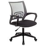 Офисное кресло с основанием из черного пластика Desk chairs Grey варинант исполнения - 1 | Loft Concept в Костроме