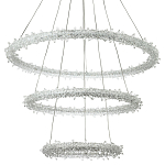 Многоярусная кольцевая люстра с хрустальным декором Gilbertine Crystals Ring Chandelier варинант исполнения - 1 | Loft Concept в Костроме