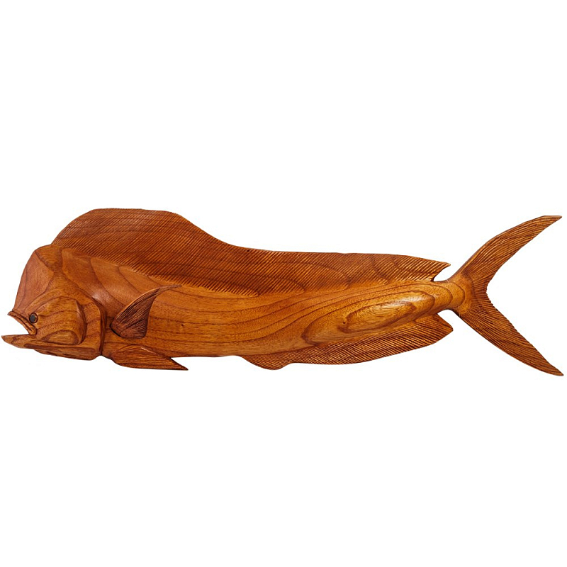 Статуэтка деревянная в виде рыбы Fish of the World Коричневый Статуэтка деревянная в виде рыбы Fish of the World Коричневый в Костроме | Loft Concept