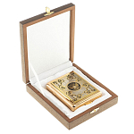 Портсигар на 20 сигарет с гравюрой Герба РФ в подарочной коробке Metal Cigarettes Cases варинант исполнения - 2 | Loft Concept в Костроме