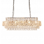 Люстра овальной формы хрустальная в неоклассическом стиле Majesty варинант исполнения - 5 | Loft Concept в Костроме