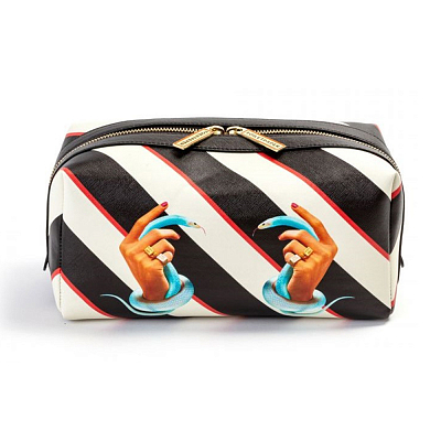 Косметичка Seletti Stripes Hands with Snakes
