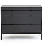 Комод из металла и кожи Guarin Chest of Drawers варинант исполнения - 2 | Loft Concept в Костроме