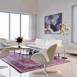 Торшер в виде белых и золотых цветов каллы Refined Taste of Light варинант исполнения - 1 | Loft Concept в Костроме