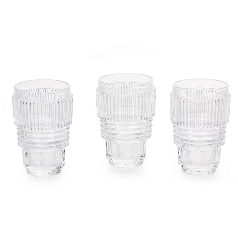 Набор Seletti Machine Collection Large set of 3 Прозрачное Стекло Набор Seletti Machine Collection Large set of 3 Прозрачное Стекло в Костроме | Loft Concept
