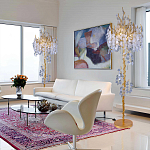 Торшер в виде золотого дерева с листьями FAIRYTREE Light варинант исполнения - 3 | Loft Concept в Костроме