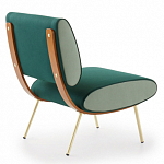 Дизайнерское кресло без подлокотников Gio Ponti ROUND D.154.5 Armchair варинант исполнения - 2 | Loft Concept в Костроме