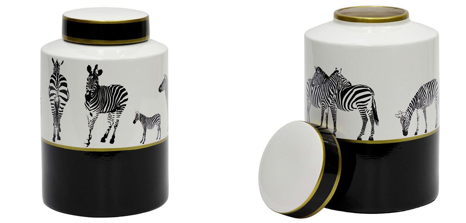Ваза Zebra Vase white and black 26 Ваза Zebra Vase white and black 26 - Loft-Concept в Костроме