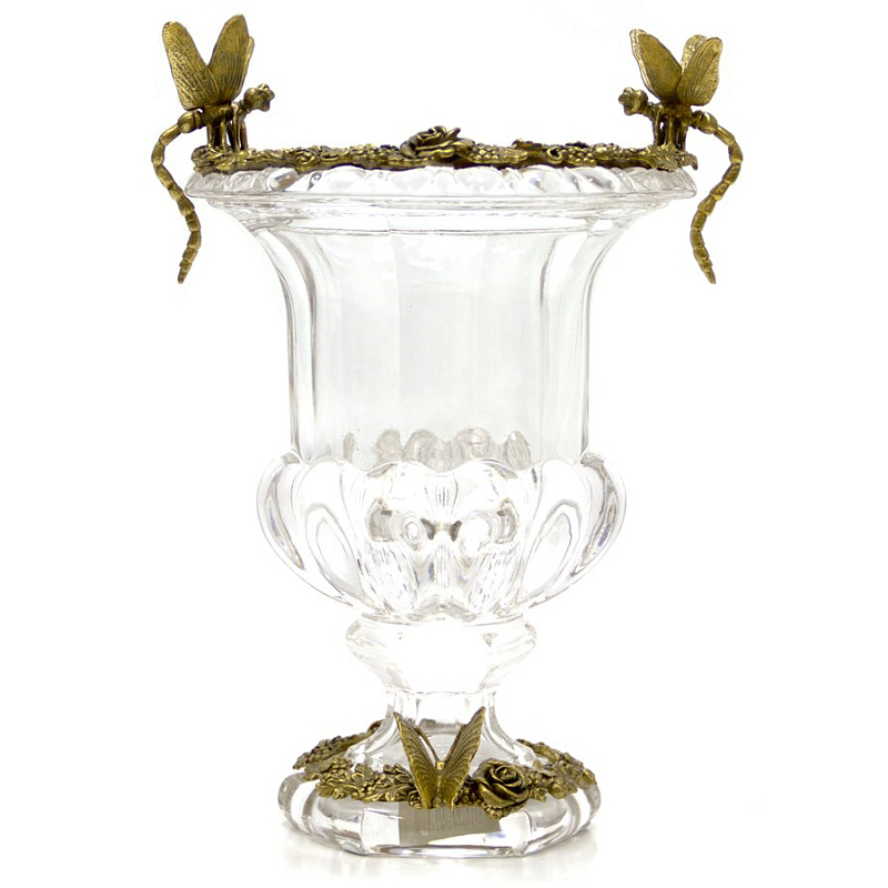 Ваза Transparent Goblet Прозрачный (Transparent) Бронза Ваза Transparent Goblet Прозрачный (Transparent) Бронза в Костроме | Loft Concept