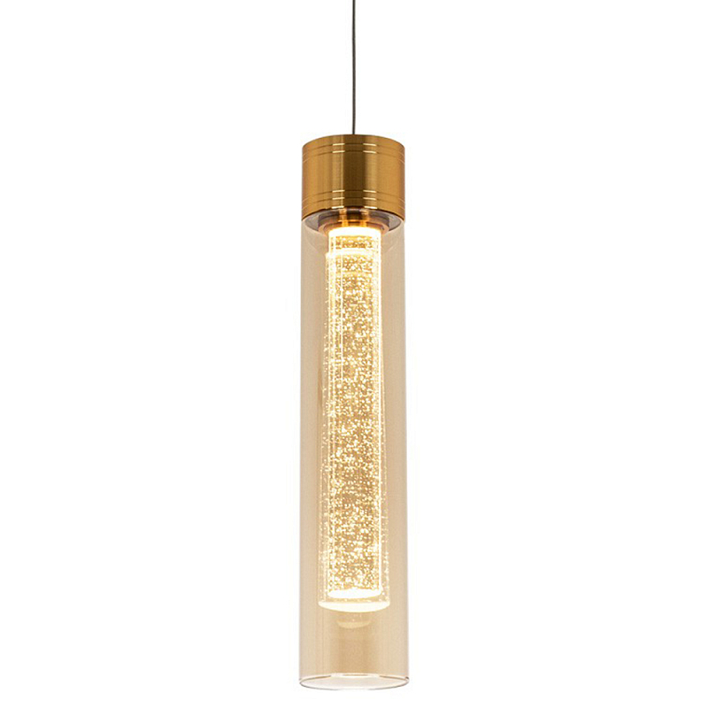Подвесной светильник золото Sparkling Bubbles Tube Gold Amber Hanging Lamp Прозрачное Стекло Золотой Оранжевое Стекло Подвесной светильник золото Sparkling Bubbles Tube Gold Amber Hanging Lamp Прозрачное Стекло Золотой Оранжевое Стекло в Костроме | Loft Concept
