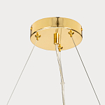Люстра подвесная из золотых колец 57 см Golden Circles варинант исполнения - 11 | Loft Concept в Костроме