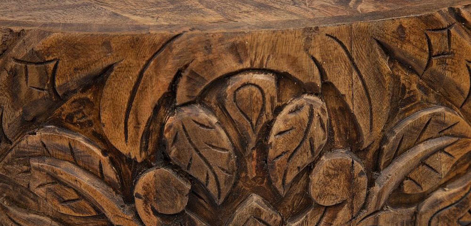 Кофейный стол Indian Carved Mango Tree  - Loft-Concept в Костроме