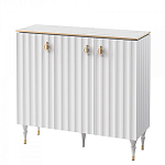 Консоль с дверками и белым рельефным фасадом Expanses of Beauty варинант исполнения - 1 | Loft Concept в Костроме