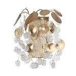 Бра с декоративными подвесками из прозрачного стекла в форме монеток FAIRYTREE Light варинант исполнения - 1 | Loft Concept в Костроме