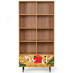 Широкий стеллаж с принтом Elise Rack варинант исполнения - 1 | Loft Concept в Костроме