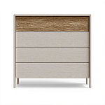 Комод 4 ящика с подсветкой на рельефном фасаде Warm Industrial варинант исполнения - 5 | Loft Concept в Костроме