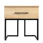 Тумба прикроватная с ящиком в стиле лофт Urban Style Space 2 варинант исполнения - 3 | Loft Concept в Костроме