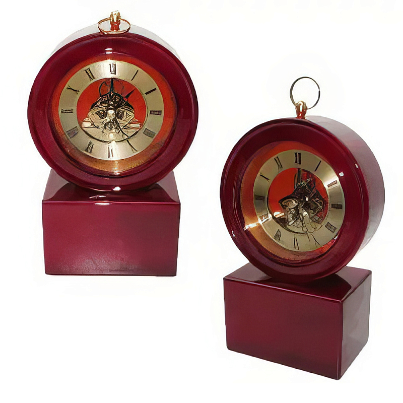 Часы настольные кварцевые Time Forward Коричневый Часы настольные кварцевые Time Forward Коричневый в Костроме | Loft Concept