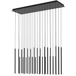 Люстра каскадная черная Black Cascade Chandelier варинант исполнения - 1 | Loft Concept в Костроме