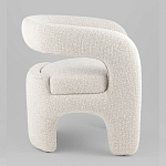 Кресло дизайнерское для лаунж зоны жемчужного цвета Pearl Lounge варинант исполнения - 8 | Loft Concept в Костроме