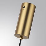 Подвесной светильник с плафоном в форме цилиндра из алебастра Cryptocrystalline Stone варинант исполнения - 4 | Loft Concept в Костроме