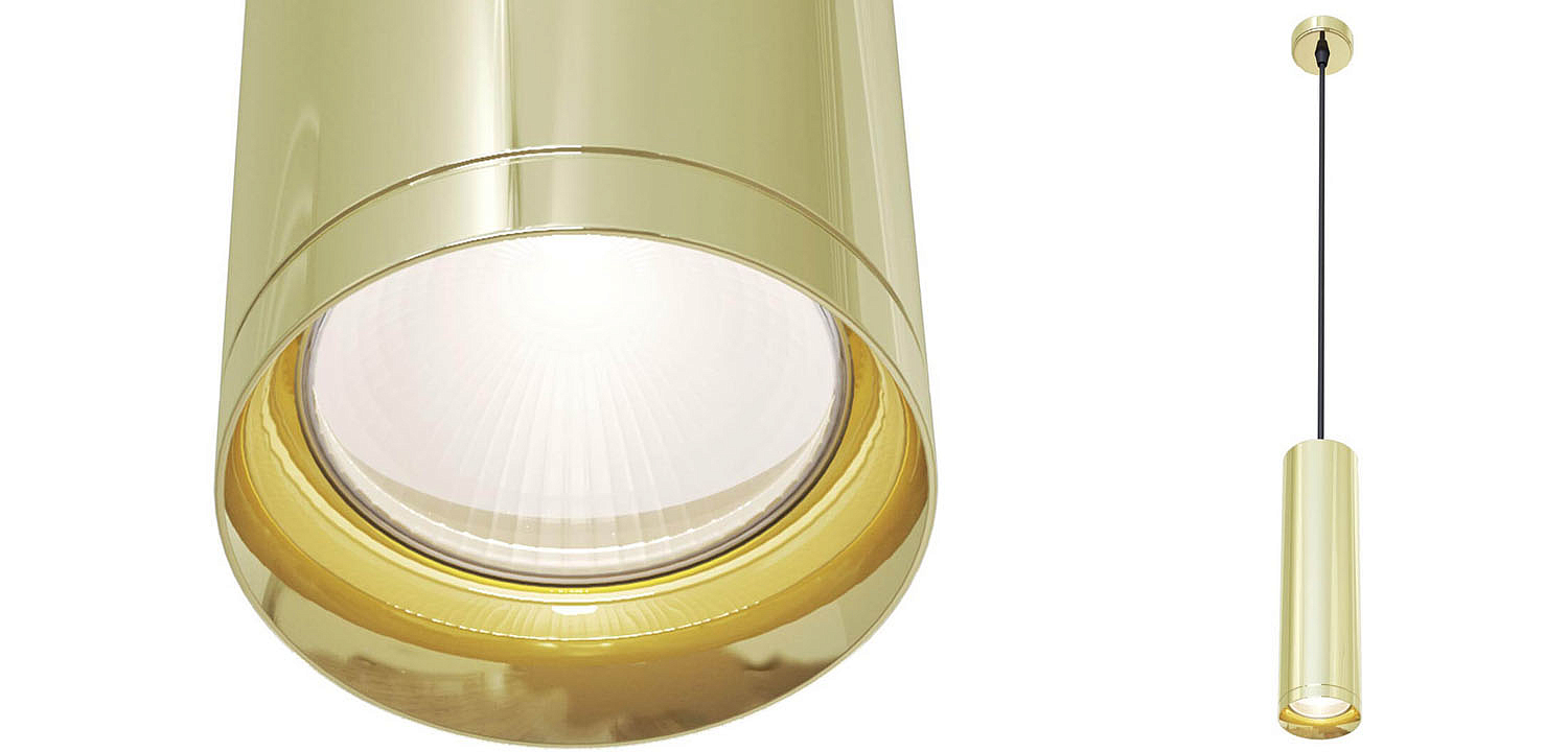 Подвесной светильник Trumpet tube gold 30 Подвесной светильник Trumpet tube gold 30 - Loft-Concept в Костроме