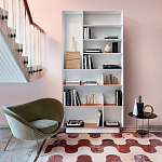 Дизайнерский стеллаж с вертикальными и горизонтальными полками Gio Ponti D.357.1 D.357.2 Rack варинант исполнения - 5 | Loft Concept в Костроме