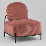 Кресло Стоун велюр рельефный коралловый варинант исполнения - 1 | Loft Concept в Костроме