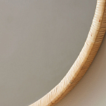 Зеркало круглое в раме из ротанга Wickerwork варинант исполнения - 2 | Loft Concept в Костроме