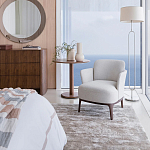 Приставной стол в шпоне ореха Elega варинант исполнения - 6 | Loft Concept в Костроме