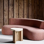 Дизайнерский журнальный стол полукруглой формы Pokun варинант исполнения - 4 | Loft Concept в Костроме