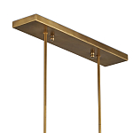 Люстра прямоугольная из толстого литого стекла Cast Glass варинант исполнения - 5 | Loft Concept в Костроме