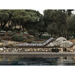 Шезлонг на металлическом каркасе с регулируемой спинкой GUELL Sunbed варинант исполнения - 9 | Loft Concept в Костроме