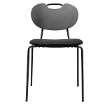 Стул с мягким сиденьем черный Stool Loft Black варинант исполнения - 1 | Loft Concept в Костроме