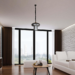 Подвесной светильник с серым металлическим плафоном Capability варинант исполнения - 2 | Loft Concept в Костроме