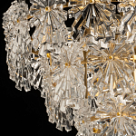 Люстра многоярусная с объемными прозрачными цветами Hanging Flowers варинант исполнения - 8 | Loft Concept в Костроме