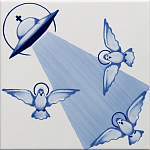 Плитка с узором НЛО варинант исполнения - 2 | Loft Concept в Костроме