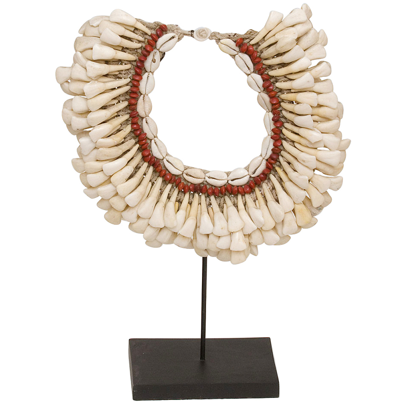 Этническое ожерелье на подставке Aboriginal Necklace Ethnic Бежевый Красный Коричневый Этническое ожерелье на подставке Aboriginal Necklace Ethnic Бежевый Красный Коричневый в Костроме | Loft Concept