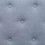 Изголовье кровати серое с мягкой обивкой из рогожки Emma Headboard варинант исполнения - 3 | Loft Concept в Костроме