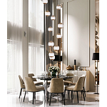 Каскадная люстра с сферическими плафонами из акрила Veva Lamps Chandelier варинант исполнения - 4 | Loft Concept в Костроме