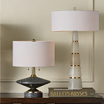 Настольная лампа с конусовидным каменным корпусом Regency варинант исполнения - 3 | Loft Concept в Костроме