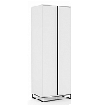 Двухдверный шкаф белого цвета Strict Lines варинант исполнения - 2 | Loft Concept в Костроме