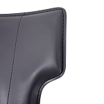 Стул серый из искуственной кожи на 4-х ножках Enigma Gray варинант исполнения - 4 | Loft Concept в Костроме