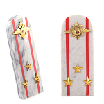 Сувенир Погон МВД из натурального камня мрамор Souvenir Epaulets варинант исполнения - 7 | Loft Concept в Костроме