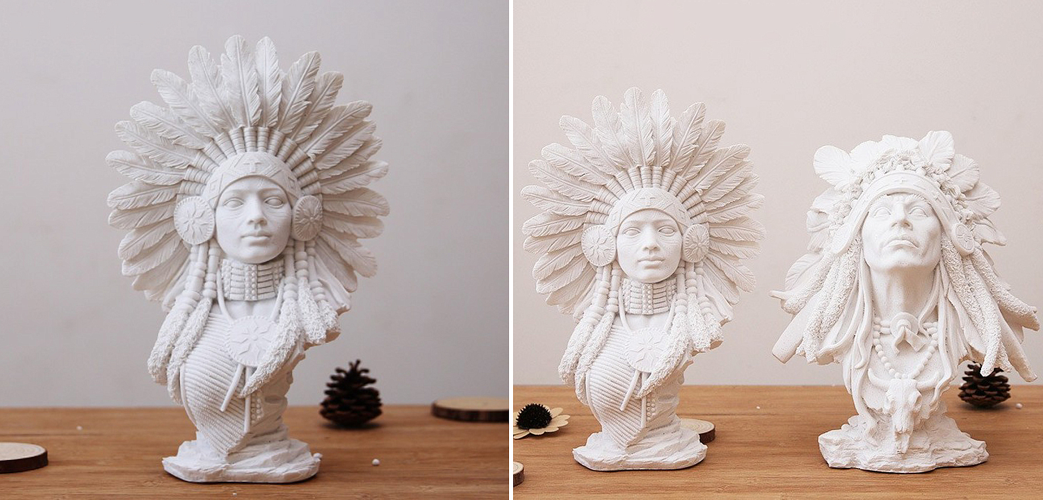 Native american indian figurine B Native american indian figurine B - Loft-Concept в Костроме