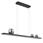 Светодиодная линейная люстра IONA Сhandelier black 103 варинант исполнения - 2 | Loft Concept в Костроме